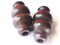 50mm Dark Mahogany Brown Large Hole Wood Beads Decorative Tube Beads Vintage Macrame Beads
